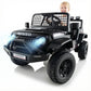 OLAKIDS 24V Ride on Car with Remote Control, Bluetooth, LED Lights, Horn, Spring Suspension, High/Low Speeds, Soft Start for Kid