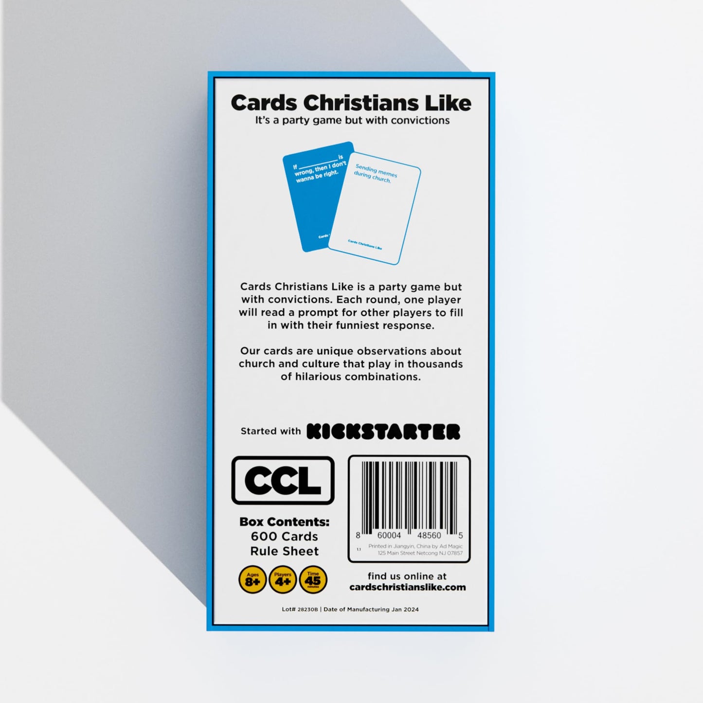Cards Christians Like - Party Game - 600 Cards - Humorous Game Matching Prompt Cards With Funny Or Edgy Responses - Fun For Teens, Adults - Ideal For Families, Youth Groups, Bible Studies, Game Nights
