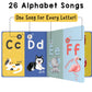 Learning Bugs Interactive Letter Song Book For 1 Year Olds - 26 Alphabet Songs, Nursery Rhyme Tunes, Abc Recital For 2 Year Olds
