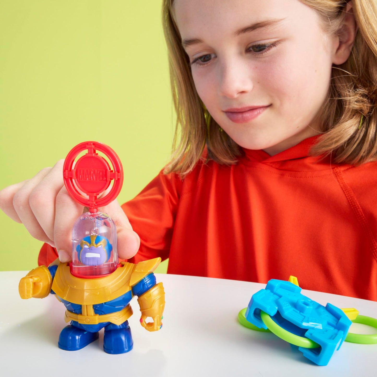 Hydro Pods Marvel Thanos Aqua protective covering  Mech Suit Battle Set  Water Activated Surprise Toys for 6 Year Old Boys & Girls & Up