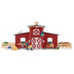 Schleich Farm World Animal Farm Playset With Figurine And Accessories - 92Pc Kids Animal Farm Playset With Cow, Horse, Pig, Bull, And Accessories For Boys And Girls, Gift For Kids Age 3+, Red