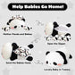 Sqeqe Panda Stuffed Animals With Babies Inside Belly - 1 Mommy Stuffed Panda With 4 Cute Babies Plushie Gifts Ideal For Kids And