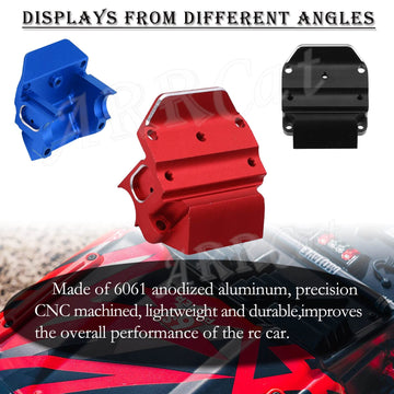 ARRCat Aluminum Gearbox Case Bulkhead Cover for 1/7 1/8 ARRMA 6S BLX Typhon Kraton Notorious Outcast Mojave Infraction Felony Ta