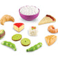 Learning Resources New Sprouts Multicultural Play Food Set - 15 Pieces, Ages 18+ Months Pretend Play Food For Toddlers, Preschoo