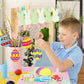 Fennoral 12 Pack Easter Egg Craft Kit For Kids Make You Own Egg Foam Stickers Ornament Diy Easter Arts And Crafts For Easter Art