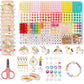 Lerubga 1300+ Diy Bracelet Making Kit For Kids, Diy Jewellery Making Art & Craft Kit With Clay Beads & Unicorn Charms, Gift For 
