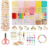 Lerubga 1300+ Diy Bracelet Making Kit For Kids, Diy Jewellery Making Art & Craft Kit With Clay Beads & Unicorn Charms, Gift For 