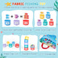 Metyniete Toddler Toys Montessori Toys For 1 2 Year Old Boy Girl Birthday Gift Fabric Fishing Game For Toddlers 1-3 Toys With St
