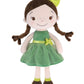 Gagaku Soft Baby Doll Toys (16''), My First Baby Rag Doll For 1 Year Old Girl Birthday Gift,Christmas Plush Toys Gift For Toddler Kids Infants - Forest Girl