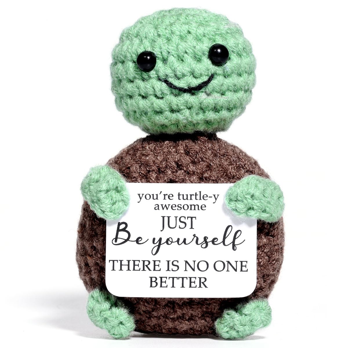 AICase Funny Positive Turtle Gifts Fathers Day Dad Gifts from Daughter Son Wife Graduation Gifts Emotional Support Nuggets Inspi