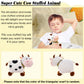 zhidiloveyou 9.84'' Cow Stuffed Animals Cute Baby Cow Plush Kawaii Toy Gifts for Kids, White