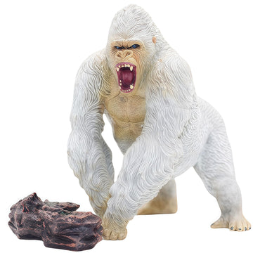 Gorilla King Kong Toys Realistic Rock Action Figure Rampage Gorilla Fight Mode Ape Solid Wild Animal Figurines for Role Playing