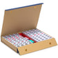 Yellow Mountain Imports Celestial Opal Mahjong Set - 146 Tiles, Large, Melamine, Blue Vinyl Case, For Chinese Style Gameplay