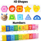 Bohs Caterpillar Lacing Blocks - Threading & Stacking - Toddler Learn Counting, Numbers And Shapes- Baby Kids Fine Motor Skills Toys