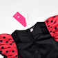 Relibeauty Girls Flamenco Costume Spanish Dancer Skirt Kids Halloween Fancy Dress With Red Flower, 4T-4/110