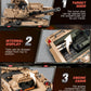 dOvOb Military M2 Bradley Tank Building Set - 1350 PCS Plastic Model Toy for Adults & Kids - Large Assorted Colors