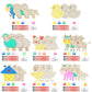 LARDUX Farm Animal Party Favors, 24PCS DIY Wooden Arts & Crafts Painting Kit for Kids Ages 4-8 8-12, Glow in The Dark Party Favo