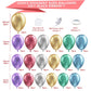 Nisocy Metallic Balloons Arch Garland Kit, 104Pcs 18In 12In 10In 5In Chrome Gold Silver Green Purple Red Balloons For Engagement
