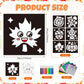 Cinrobiye 24 Set Thankgiving Fall Foil Art Craft Kits DIY Leaves Animals Painting Kits Art Paper Coloring Activity for Autumn Cl