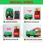 Battery Operated Locomotive Train Set For Wooden Train Tracks,Powerful Engine Train Vehicles Train Electric Remote Control Cars