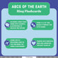Mudpuppy Abcs Of The Earth - Ring Flashcards 26 Durable Double Sided Alphabet Ecological Cards And Reclosable Ring With Colorful