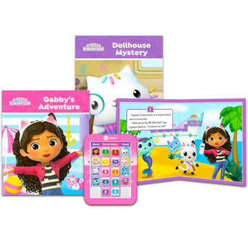 DreamWorks Gabby's Dollhouse Me Reader - 8 Book Bundle for Toddlers, Early Reader, Includes Coloring Book & Stickers, Kids Learning Toys