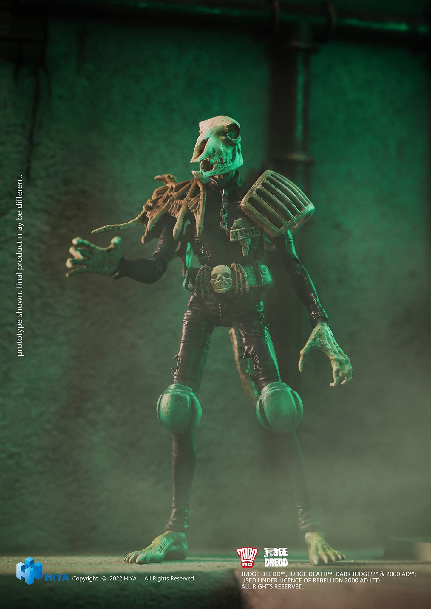 Hiya Toys Judge Dredd: Judge Mortis Px 1:18 Scale Exquisite Mini Action Figure, Multicolor