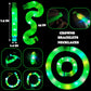 Kannove 12 Pcs Green Glow Sticks Party Favors For Kids,Led Light Up Pop Tubes For Toddlers,Neon Necklaces Bracelets Accessories,