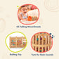 B. Toys- A-Maze Rain Rush Dexterity Toy- Crawling Rolling Tower- Developmental Natural Wooden Rainmaker Toy- Toys For Toddlers