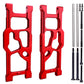 GoHobby Aluminum Rear Lower Suspension Arms for ARRMA Kraton 8S BLX 1/5 Scale RC Truck (1 Pair), Replaces ARA330590 Upgrades (Re