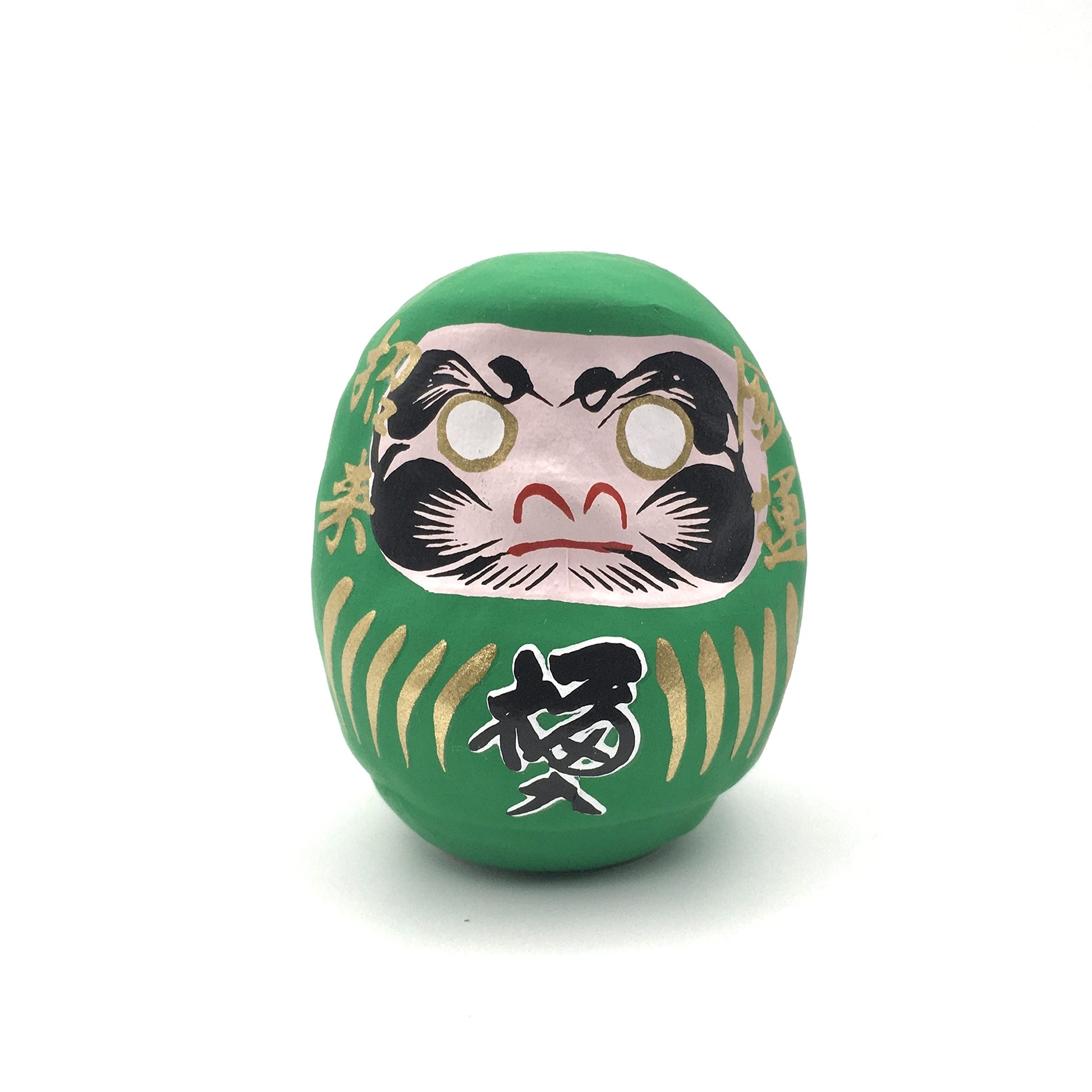 Kotobuki ''Health Daruma Collectible Figurine, Small, Green