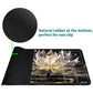 Rwutytiul Lotus Card Playmat 24 X 14 Inch With Tube Bag, Card Gameplay Mat With Zones Commander Deck Board Mtg Rpg Ccg Tcg Card