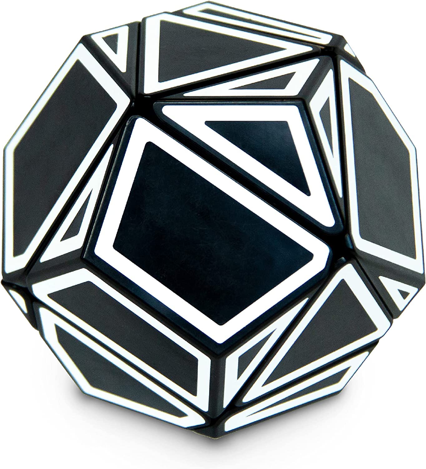 Project Genius Ghost Xtreme 3x3 Speed Cube - Multi-Color Plastic Puzzle for Brain Teasers & One-Player Games - Model M5109