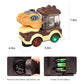 Electric Steam Train Truck Toy for Toddlers 2-4,Monster Dinosaur Truck Toy with Smoke,Flashing Lights & Sound, 360 Rotation Bump
