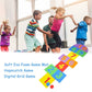 Atarvana Hopscotch Mat For Kids, 12'×12' Hopscotch Interlocking Foam Tiles, Easy To Assemble & Clean, Soft & Reliable Eva Hopscotch Rug, 10 Large Number Foam Play Mats For Most Surface 7 X 2 Ft