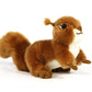Ice King Bear Plush Toy - Realistic Red Squirrel - 6 Inches - Brown