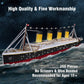 3D Puzzles For Adults - Led Titanic 35'' Large Ship - New Home Desk Decor - House Warming, Wedding, Anniversary, Valentines Day Teacher Gifts For Him Her