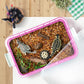 Madzee 15 Inch Portable Sensory Bin Play Tray With Lid, Fill With Water, Sand, Beads And More (Pink)