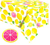 Lemon Tablecloth 108x54 Lemon Party Decoration Disposable Summer lemonade tablecloth lemonade stand Table Cover for Summer Lemon