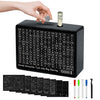 10000 Savings Box, Cashbox Kakeibo Money Saving Box, Money Saver Box with Counter for 5000 3000 2000 1000 500 Dollar Target Cash
