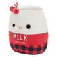 Squishmallows 10-Inch Alten The Milk Plush Toy - Soft & Squishy Red Stuffed Animal - Collectible Gift for Kids, Model SQXM00775