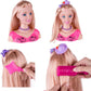 Konhaovf Styling Head Doll For Girls' Hair And Makeup Practice With Accessories And Hair Dryer (Style A)