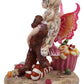 Ebros Festive Christmas Eve Holiday Fairy Hugging Gingerbread Man Statue By Amy Brown 'Twas The Night' Faery Garden Fantasy Collector Figurine As Accent Decor Or Gift Idea