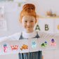 24 Sheets Sea Animals Make A Face Sticker Sheets For Kids Todders Activities, Make Your Own Stickers For Kids Birthday Party Fav