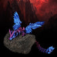 Sumland 3D Printed Dragon With Wings Flying,Crystal Wing Dragon Fidget Toys, Blue Purple