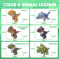Zwish 6Pcs Biting Finger Dinosaurs Toy Collectibles For Display, Dinosaur Play And Snap On Figure Novelty Creative Theater Puppe