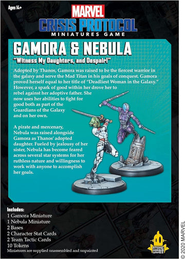 Atomic Mass Games Marvel Crisis Protocol: Gamora And Nebula (Cp16)