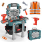 Jovow Kids Tool Bench with Realistic Tools and Electric Drill, Suitable for 3-5 Year Olds to Build Their Own Toy Workbench, 79 P