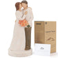 Kohehe Couple Gifts, Anniversary Couple Gift For Women, Wedding Engagement Gifts For Couple, 6.7' Couple Figurines Gift For Birthday Valentines Day Christmas(Couple-Figurine)