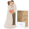 Kohehe Couple Gifts, Anniversary Couple Gift For Women, Wedding Engagement Gifts For Couple, 6.7' Couple Figurines Gift For Birthday Valentines Day Christmas(Couple-Figurine)